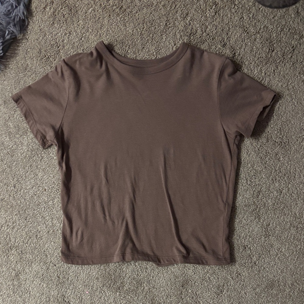Abercrombie & Fitch Brown Short Sleeve Tee